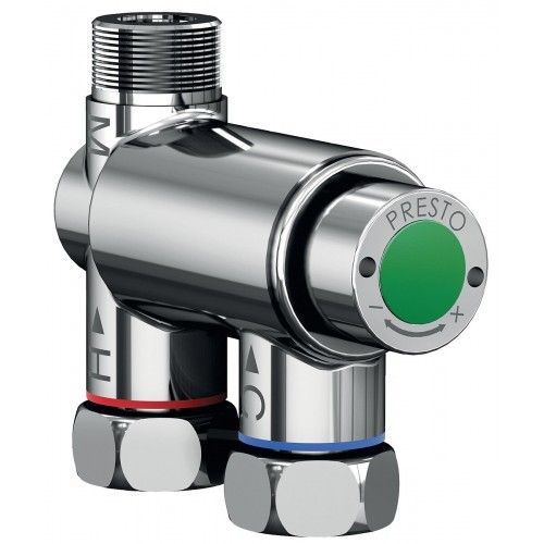 Régulateur thermostatique monoposte avec arrivées en ligne - Minitherm PRESTO