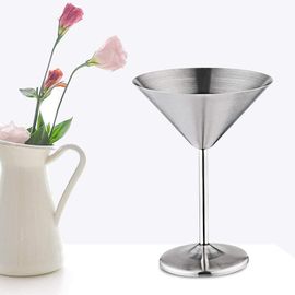 XCAVerre à Martini en Acier Inoxydable, Verres à Cocktail Martini