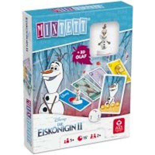 Ass Disney 22522243 Jeu De Cartes Avec Figurine Olaf La Reine Des Neiges