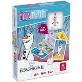Ass Disney 22522243 Jeu De Cartes Avec Figurine Olaf La Reine Des Neiges