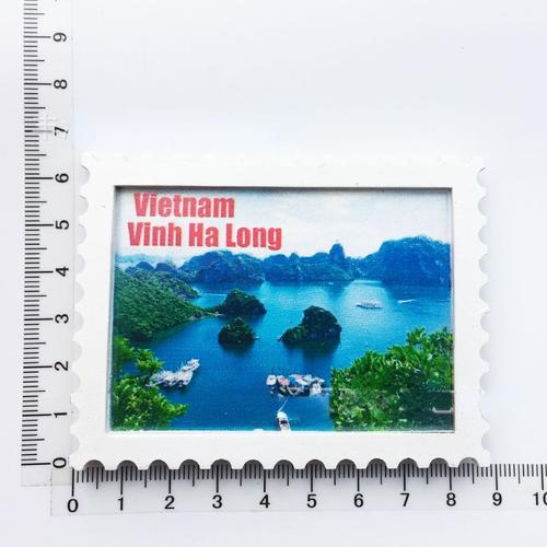 Couleur Baie D'halong Vietnam Artisanat Décoratif Commémoratif Du Tourisme Mondial, Aimant En Résine, Aimant De Réfrigérateur, Décoration D'intérieur