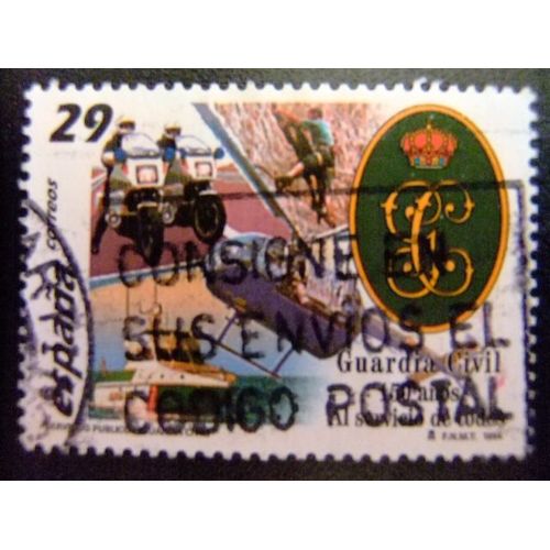 31 Espagne 1994 / 150e Anniversaire De La Création De Guardia Civil / Edifil 3323 Fu Yvert 2914 Fu