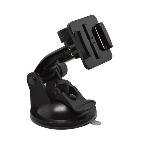 vhbw Support ventouse compatible avec GoPro Hero HD 960, HD 4 Black Edition, HD 4 White Edition Action Cam, caméra d'action - Avec 1x ventouse, noir