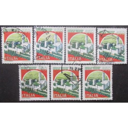Italie N°1694 X 7 Oblitéré