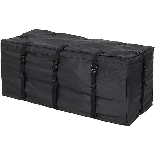 310l Sac De Toit Voiture, Coffre De Toit Pliable Porte-Bagages De Toit Étanche Coffre De Toit Souple En Tissu Oxford 600d Avec 8 Sangles Réglable Pour Voiture Camion Suv Vans