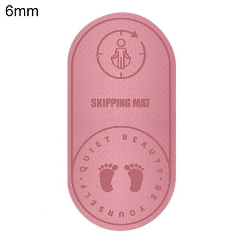 Couleur Rose Taille 6mm Tapis De Corde À Sauter Sain Tpe Sans Odeur, Tapis D'exercice Insonorisant Pour La Maison