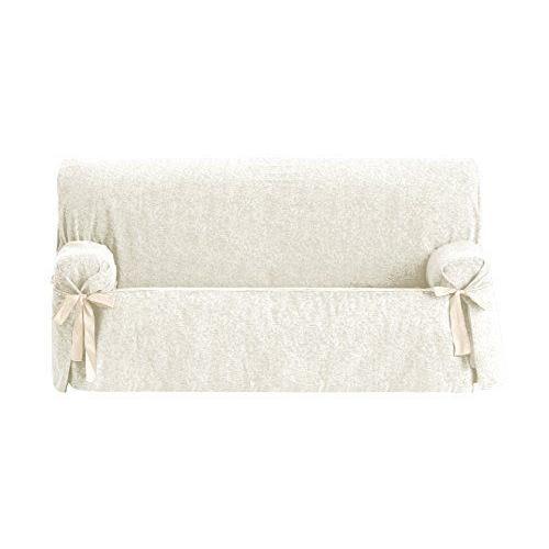 Dream Eysa Housse De Sofa Lacets 1 Place Ecru