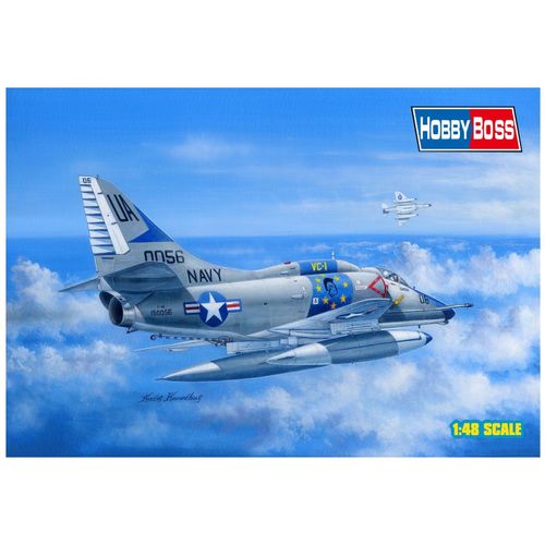 Hobbyboss 207 680,6 Cm A-4e Sky Hawk Plastic Model Kit, Echelle 1/48-Hobby Boss