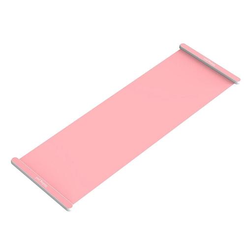 Couleur Rose Taille Tapis D'entraînement Coulissant 200x50cm, Équipement De Gymnastique À Domicile Pour La Stabilité Et L'équilibre