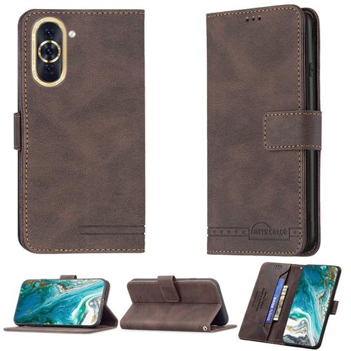 Coque Pour Huawei Nova 10 Youth Edition Coque Compatible Avec Huawei Nova 10 Youth Edition Coque Etui Housse Case Cover Bf09 Brown