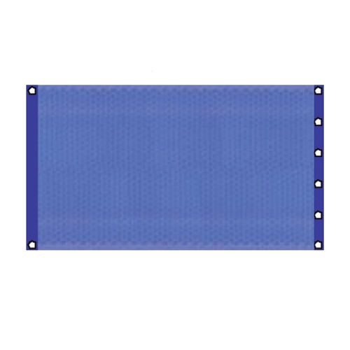 Bâche à bulles 400 µ bordée 2 côtés bleue - 7 x 3