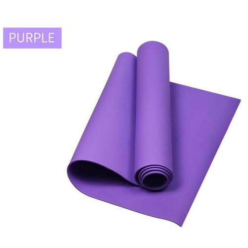 Couleur Violet Taille Tapis De Sport Pour Femme, Couverture Anti-Aldes, Santé, Perte De Poids, Fitness, Exercice, Polymère, 4mm