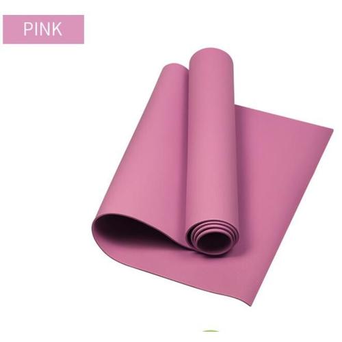 Couleur Rose Taille Tapis De Sport Pour Femme, Couverture Anti-Aldes, Santé, Perte De Poids, Fitness, Exercice, Polymère, 4mm