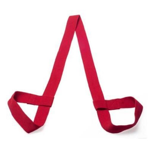 Couleur Rouge Taille Corde De Yoga Réglable 165cm X 3.8cm, Sangles De Sport, En Polyéthylène, Avec Commande