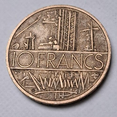 Pièce De Monnaie 10 Francs Mathieu 1977 (B) République Française