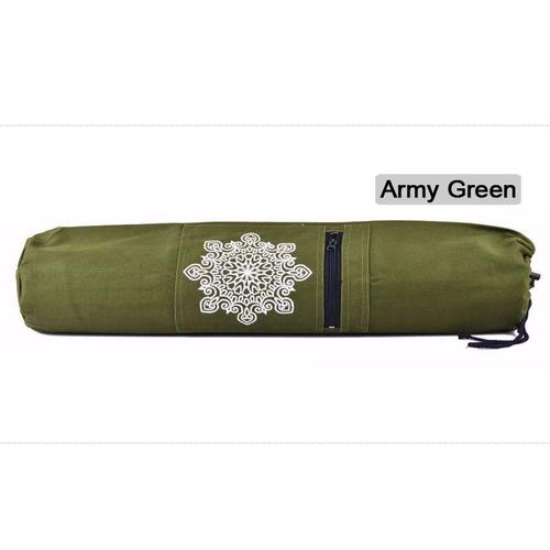 Couleur Vert Armée Taille Sac À Dos En Toile Pour Yoga Et Pilates, 70x16cm, 8mm, Pratique, Avec Sangle De Transport, À Proximité, Pour Sport, Exercice, Fitness