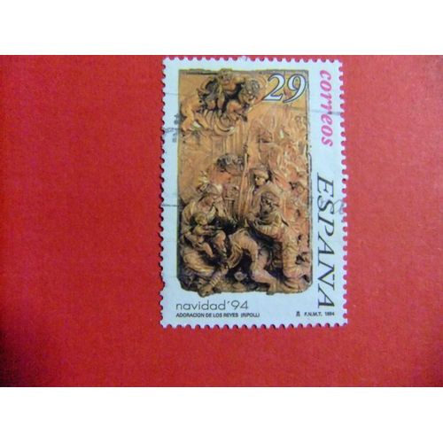 31 Espagne 1994 / Adoration De Noël Des Rois - Retable De Ripoll / Edifil 3335 Fu Yvert 2926 Fu