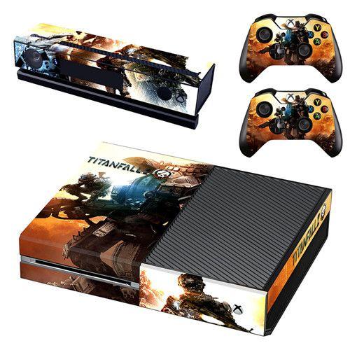 Titanfall Autocollant 2 Pour Console Microsoft Xbox One Et 2 Contrôleurs Xbox One Autocollant En Vinyle