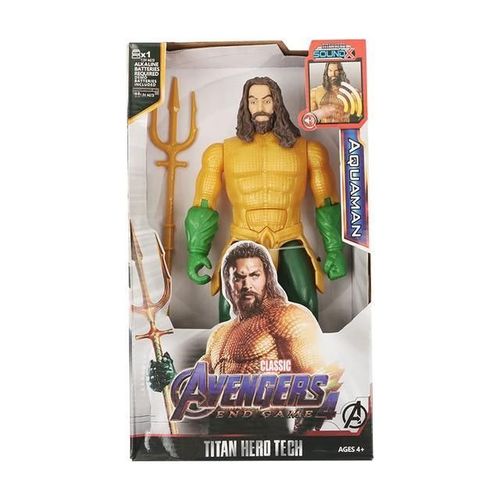 [Aquaman Avec Boîte] 12 `` / 30 Cm Batman Flash Superman Thanos Wolverine Action Figure Jouets Pour Enfant