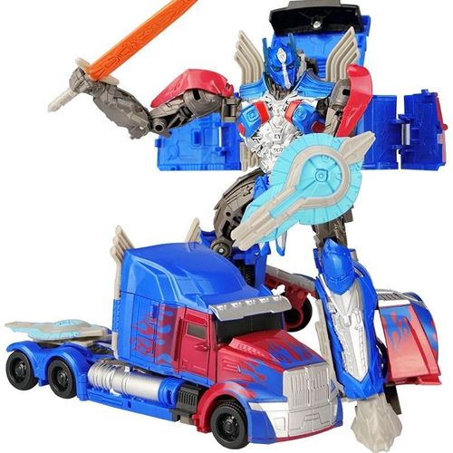 [F] Transformation Voiture Robot Jouets Bumblebee Optimus Prime Megatron Decepticons Jazz Collection Figurine Cadeau Pour Enfants - Un