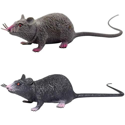 2pcs Jouet De Souris Réaliste Fausse Souris Réaliste