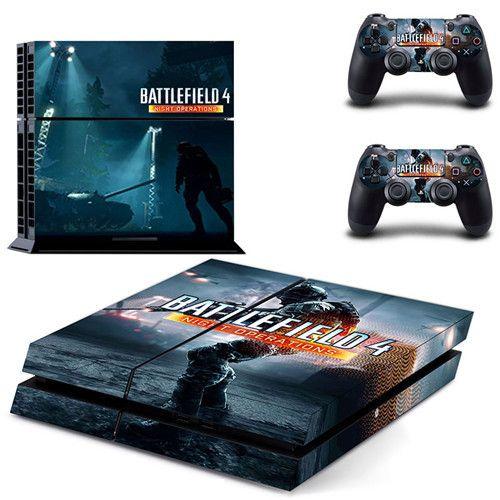 Jeu Battlefield 1 Ps4 Peau Autocollant Pour Sony Playstation 4 Console Et 2 Contrôleurs Ps4 Peaux Autocollant Vinyle