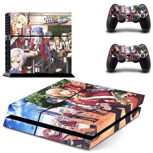 Eiyuu Autocollant En Vinyle Densetsu Sen No Kiseki Pour Console Sony Playstation 4 Et 2 Contrôleurs Ps4