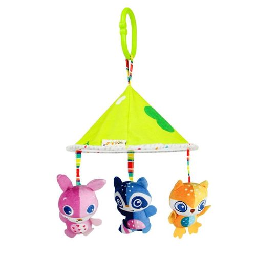 Hochet De Poussette Pour Bébé, Jouet, Carillon À Vent, Pendentif De Berceau, Cloche De Lit Suspendu, Animal En Peluche, Dessin Animé, Poupée Pour Nourrissons Sensoriel T