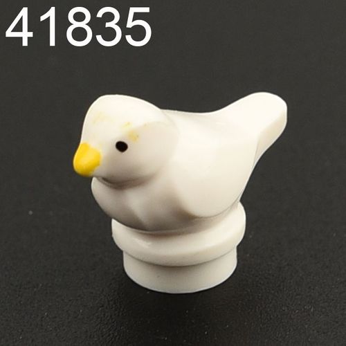 Blocs De Construction En Briques, 10 Pièces, 41835 Animaux, Oiseau, Bec Orange Vif, Yeux Noirs, Pièces Accessoires Moc Diy, Jouets Éducatifs