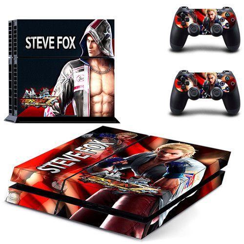 Jeu Tekken 7 Ps4 Peau Autocollant Pour Sony Playstation 4 Console Et 2 Contrôleurs Ps4 Autocollant De Peau En Vinyle