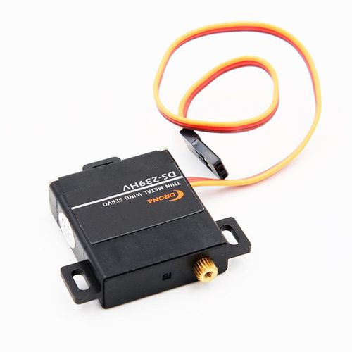 Servo à aile mince numérique en métal DS239HV, 4.6kg, 0,13 sec, 22g pour avion et bateau RC, accessoires électroniques