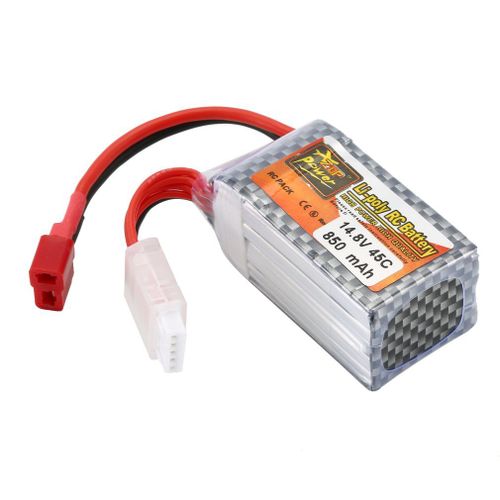 Batterie Lipo Rechargeable, 850mah, 11.1v/14.8v, 45c, 3s/4s, Prise T, Pour Rc Racing, Avion, Hélicoptère, Voiture, Bateau
