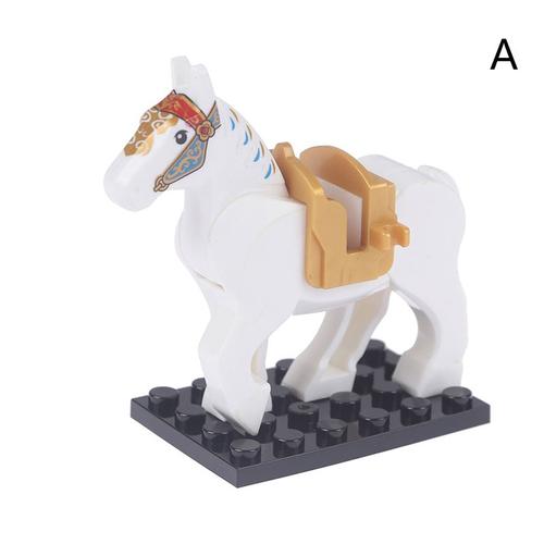 Figurines À Assembler, Briques De Construction, Animaux, Cheval, Requin, Baleine, Chameau, Jouets Pour Enfants