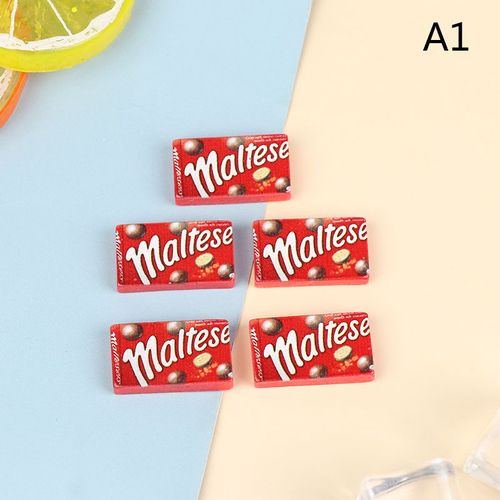 Mini Casse-Croûte De Bonbons Au Chocolat, Simulation, 5 Pièces, Casse-Croûte Miniature Pour Maison De Poupée