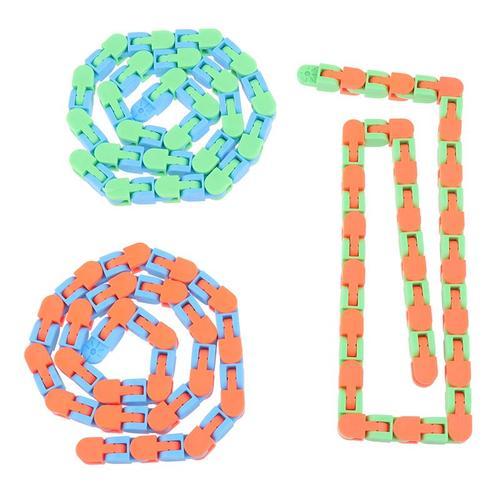 Jouet Sensoriel Classique Pour Enfants, 1 Pièce, Pistes Farcies, Pop-And-Click, Fidget, Puzzles, Autisme, Serpent, Jouet Sensoriel