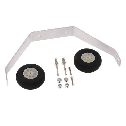 Train D'Atterrissage D'Avion Rc En Aluminium, Pièces De Modèle Pour Avion Rc De Classe 25-40
