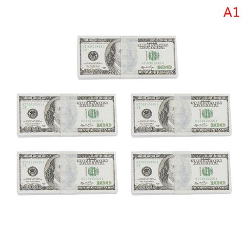 Billets De Banque Miniatures À L'Échelle 1/12 En Dollars Et En Euros, Liasse De Coupures Papier Pour Maison De Poupée, Jouet Pour Enfant, Accessoire Créatif De Petite Taille,