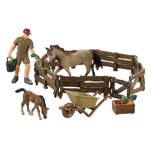 Ensemble De Figurines De Cheval, Jouets De Simulation Pour Enfants, Ornement De Salon