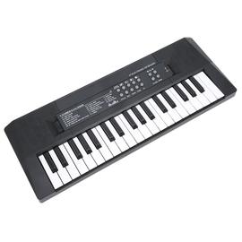 Piano Numérique 31 Touches avec Tabouret & Microphone Piano Electronique  avec Mode d'Enseignement LED & MP3 pour Enfants 3 Ans Noir - Costway