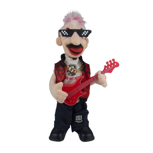 Jouet En Peluche Électrique Punk Bass Pour Hommes, Poupée Pour Enfants, Jouets Créatifs, Cadeaux