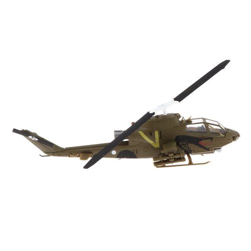 Hélicoptère Moulé Sous Pression 1:72 Américain Ah-1 En Métal, 7.3 Pouces, Modèle D'Avion, Décoration De Bureau À Collectionner
