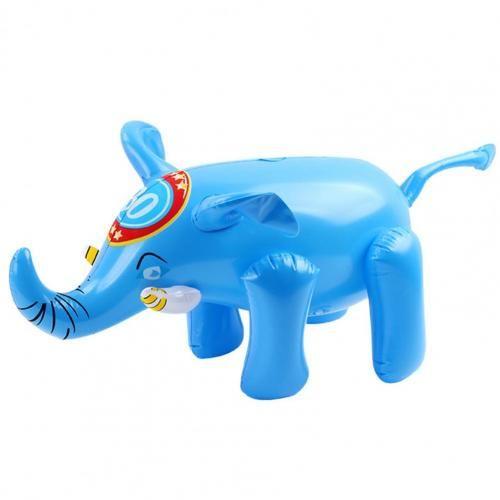 Jouet Éléphant Gonflable Haute Définition Pour Enfants, Motif Imprimé, Animal De Bain, Matériel Sûr Pour Le Divertissement