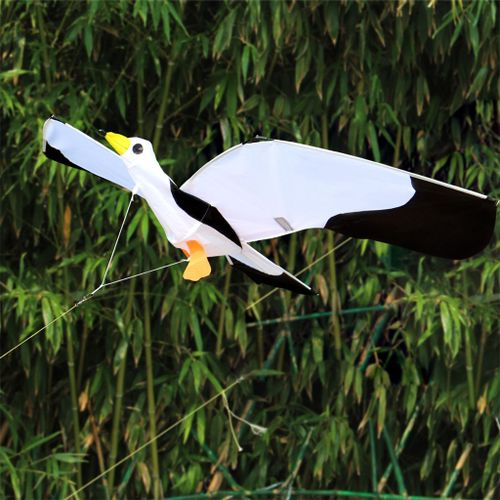 Cerf-Volant 3d Animal Seagull, Longue Queue, Ligne Unique, Sport De Plein Air, Jouet Amusant, Cadeau Pour Enfants, Avec Ligne De 100m