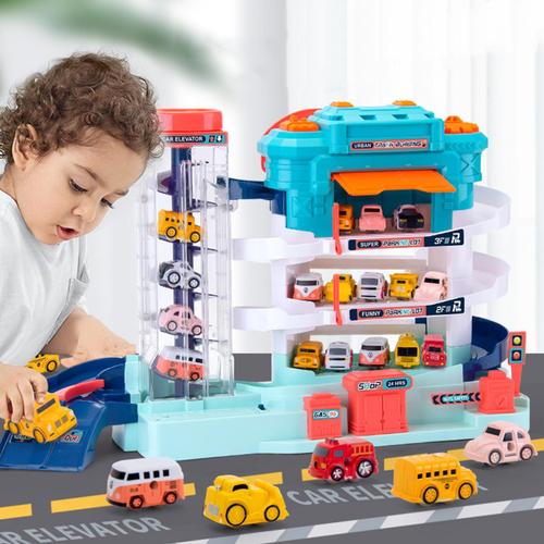 Construction Automobile Tridimensionnelle Multicouche, Parking, Garage, Voiture, Jouet Pour Enfant