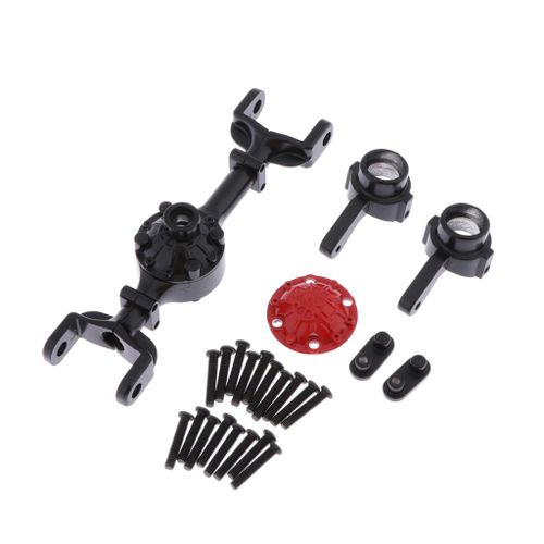 Kit D'Assemblage De Boîtier D'Essieu Avant Avec 2x Articulations De Direction Pour Camion Militaire Wpl, Jjrc 1:16