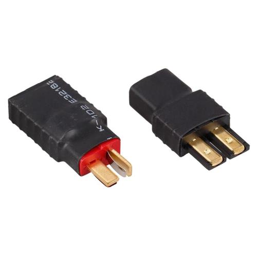 Adaptateur Pour Batterie Traxxas Rc, 2 Pièces, Sans Fils Femelle À T-Plug Mâle Et Mâle À T-Plug Femelle, Haute Qualité