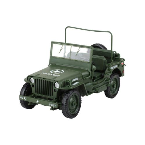 Alliage Diecast 1:18 Pour Jeep, Camion Tactique Militaire, Modèle De Voiture, Panneaux D'Ouverture Du Capot Pour Révéler Le Moteur, Jouets Cadeaux Pour Enfants