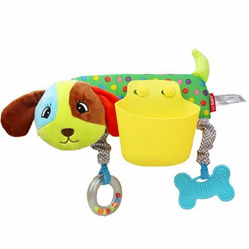 Sac De Rangement Pour Poussette, Pochette De Rangement Pour Berceau, Porte-Organiseur De Poupées De Chien Dessin Animé Panier De Rangement Amovible Porte-Jouets À Couches