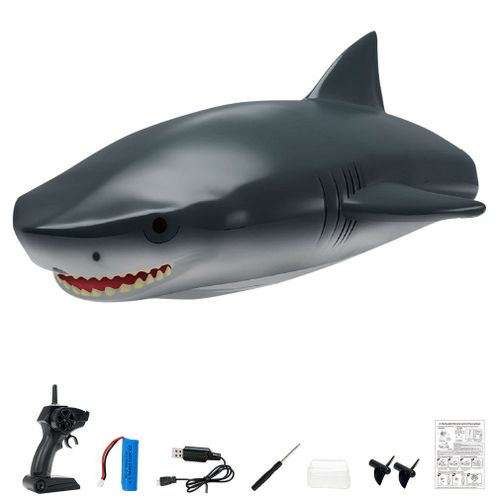 Bateau De Requin Télécommandé À Grande Vitesse, Modèle De Bateau Électrique, Jouet 2 En 1, 2.4g, B818