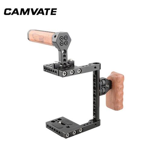 CAMVRapidly-Caméra Rig pour IL 60D 70D 7D MarkII 5D MarkII 5D MarkIII/760D/D7000 D7100 D7200/GH5/GH4 GH3 GH2/A99 A58 a7 A7II